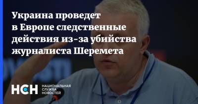 Арсен Аваков - Павел Шеремет - Украина проведет в Европе следственные действия из-за убийства журналиста Шеремета - nsn.fm