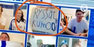 Финский болельщик оскорбил россиян в прямом эфире чемпионата мира - ruposters.ru - Финляндия