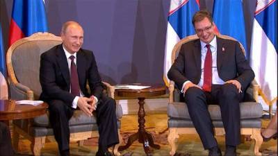 Владимир Путин - Александр Вучич - Вучич поздравил Путина с Рождеством и поблагодарил за защиту... - politnavigator.net - Россия - Сербия - Косово