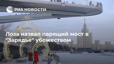 Юрий Лоза - Лоза назвал парящий мост в "Зарядье" убожеством - ria.ru - Москва