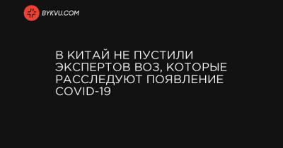 В Китай не пустили экспертов ВОЗ, которые расследуют появление COVID-19 - bykvu.com - Ухань