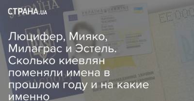 Илон Маск - Люцифер, Мияко, Милаграс и Эстель. Сколько киевлян поменяли имена в прошлом году и на какие именно - strana.ua