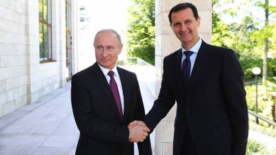 Владимир Путин - Башар Асад - Путин и Асад договорились не разглашать детали визита в Сирию год назад - gazeta.ru - Сирия - Дамаск