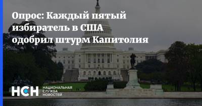 Дональд Трамп - Джо Байден - Опрос: Каждый пятый избиратель в США одобрил штурм Капитолия - nsn.fm - США