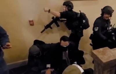 Дональд Трамп - Пуля пронеслась сквозь двери: в Сети появилось видео убийства женщины в Капитолии - ukrainianwall.com - США