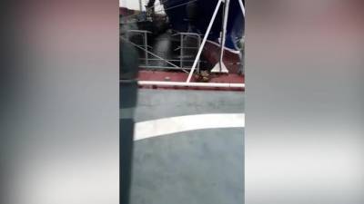 На корвете "Гремящий" установили ограждения после падения журналиста - piter.tv - Санкт-Петербург