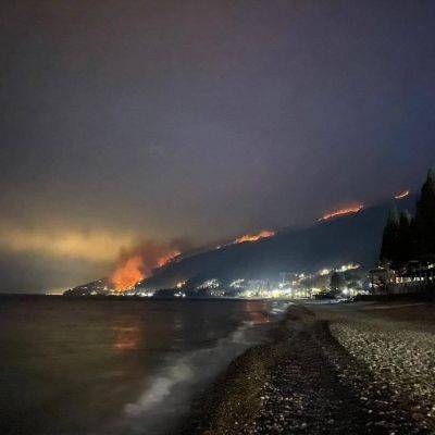 Огонь от лесных пожаров в Абхазии подступает к Гагре - eadaily.com - Апсны - район Гагрский