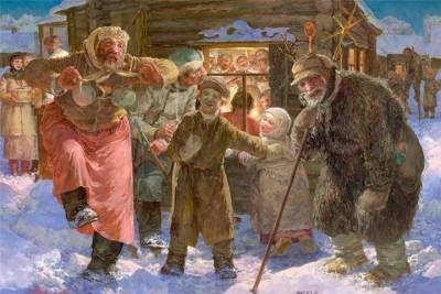 Святочные бесчинства и костюм мертвяка: что на Руси делали после Рождества - mk-pskov.ru - Русь - Псков