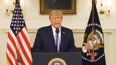 Дональд Трамп - Donald J.Trump - Джо Байден - Трамп опубликовал первый пост в Twitter после блокировки аккаунта - iz.ru - США - Вашингтон