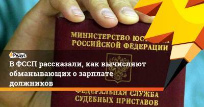 ВФССП рассказали, как вычисляют обманывающих озарплате должников - ridus.ru