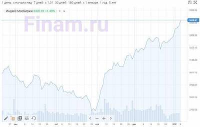 Олег Тиньков - Рынок открылся ростом - индекс МосБиржи обновил рекорд - smartmoney.one - ГДР - Британские Виргинские Острова