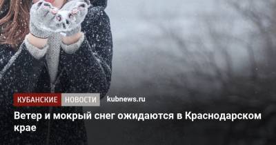 Ветер и мокрый снег ожидаются в Краснодарском крае - kubnews.ru - Краснодарский край
