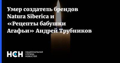 Андрей Трубников - Борис Александров - Умер создатель брендов Natura Siberica и «Рецепты бабушки Агафьи» Андрей Трубников - nsn.fm