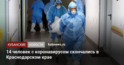 14 человек с коронавирусом скончались в Краснодарском крае - kubnews.ru - Краснодарский край - Славянск