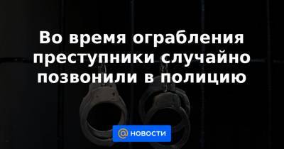Анна Лысенко - Во время ограбления преступники случайно позвонили в полицию - news.mail.ru - Англия