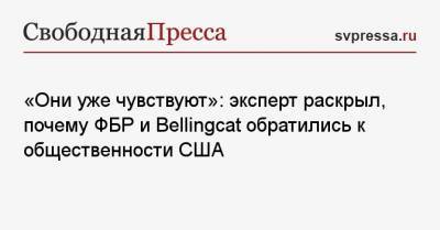 Дональд Трамп - Александр Рябоконь - «Они уже чувствуют»: эксперт раскрыл, почему ФБР и Bellingcat обратились к общественности США - svpressa.ru - США