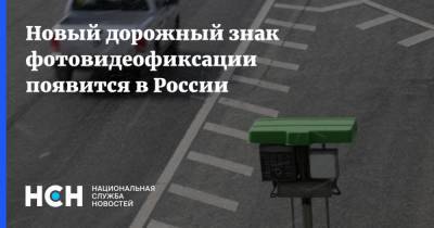 Новый дорожный знак фотовидеофиксации появится в России - nsn.fm