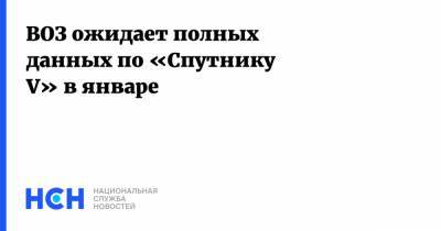 Марианджела Симао - ВОЗ ожидает полных данных по «Спутнику V» в январе - nsn.fm