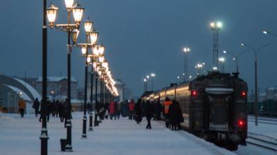 Из-за снегопада было задержано движение восьми пассажирский поездов - naviny.by - Белоруссия - Минск - район Бобруйский