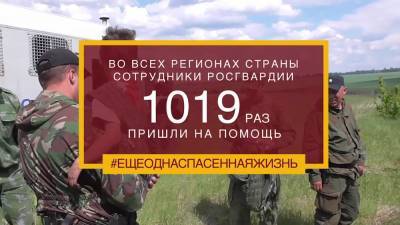 Росгвардия рассказала о военнослужащих и сотрудниках, которые спасали попавших в беду - riafan.ru