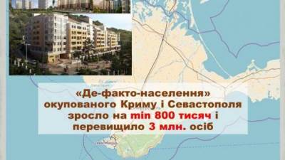 Оккупанты признали, что заселили в Крым сотни тысяч граждан РФ - ru.espreso.tv - Крым - Севастополь