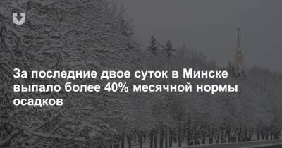 За последние двое суток в Минске выпало более 40% месячной нормы осадков - news.tut.by - Минск - Гомель - Мозырь - Витебск - Бобруйск