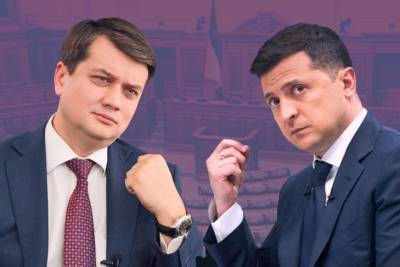 Владимир Зеленский - Дмитрий Разумков - Разумков выразил протест против второго срока Зеленского - rupor.info