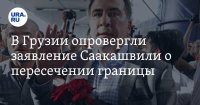 Михаил Саакашвили - В Грузии опровергли заявление Саакашвили о пересечении границы - ura.news - Грузия
