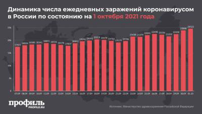 В России четвертый день подряд регистрируют рекорд по суточной смертности от COVID-19 - profile.ru - Москва - Россия - Санкт-Петербург - Московская обл.