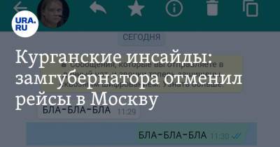 Вадим Шумков - Грета Тунберг - Елена Ситникова - Курганские инсайды: замгубернатора отменил рейсы в Москву - ura.news - Москва - Италия - Югра