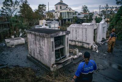 Американскую деревню завалило гробами после урагана - lenta.ru - США - штат Луизиана - штат Миссисипи