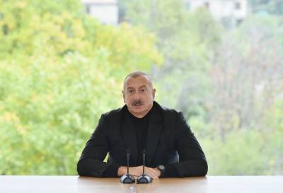 Ильхам Алиев - Президент Ильхам Алиев - Президент Ильхам Алиев: Фальшивы и история, и прошлое, и государственность Армении - trend.az - Армения - Азербайджан - район Ходжавендский