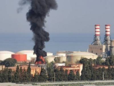 В Ливане на нефтяном комплексе произошел масштабный пожар - unn.com.ua - Украина - Киев - Ливан