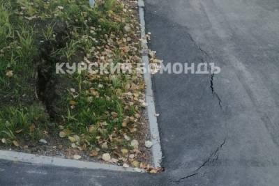 В Курске пошел трещинами новый тротуар на Бойцов 9-й дивизии - chr.mk.ru - Курск
