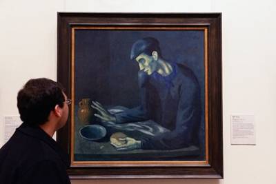 Пабло Пикассо - Искусственный интеллект воссоздал скрытую под картиной Пикассо другую работу - lenta.ru - Англия