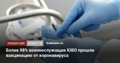 Более 98% военнослужащих ЮВО прошли вакцинацию от коронавируса - kubnews.ru - Россия