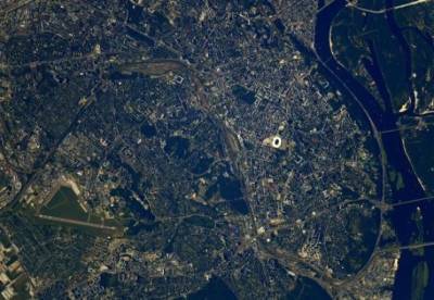 Тамара Песке - Астронавт NASA сделал снимок Киева из космоса - facenews.ua - Украина - Киев - Франция - Kiev
