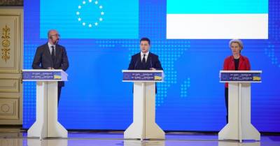 Владимир Зеленский - Шарль Мишель - Саммит Украина - ЕС: вместо перспективы вступления - «открытое небо» и… закрытые двери - kp.ua - Украина - Киев - Ляйен