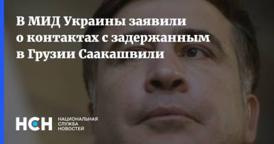 Михаил Саакашвили - Дмитрий Кулеба - В МИД Украины заявили о контактах с задержанным в Грузии Саакашвили - nsn.fm - Украина - Киев - Грузия