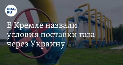 Дмитрий Песков - В Кремле назвали условия поставки газа через Украину - ura.news - Россия - Украина - Киев