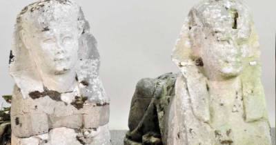 Выставленные на продажу садовые статуи оказались древними артефактами - ren.tv - Англия - Египет - Великобритания