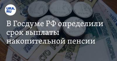 В Госдуме РФ определили срок выплаты накопительной пенсии - ura.news - Россия