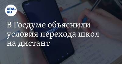 Сергей Леонов - В Госдуме объяснили условия перехода школ на дистант - ura.news