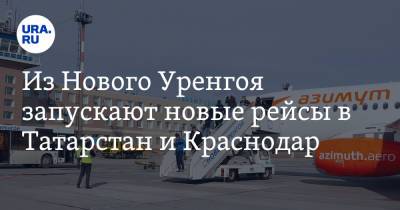 Из Нового Уренгоя запускают новые рейсы в Татарстан и Краснодар - ura.news - Краснодар - респ. Татарстан - Нижнекамск - окр. Янао