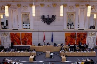 Депутат упала в обморок во время выступления в парламенте - lenta.ru - Австрия - Голландия - Twitter