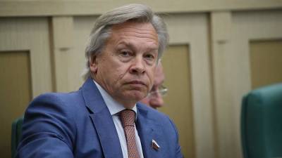 Владимир Путин - Алексей Пушков - Пушков оценил вопрос журналистки CNBC Путину о поставках газа в Европу - iz.ru - Россия - Израиль