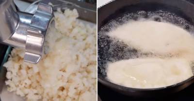Цыганские чебуреки без мяса на сковороде, ловкая цыганка жарит мегахрустящие чебуреки - skuke.net