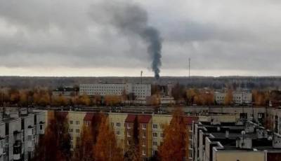 В Тосно горит нефтепровод. Дым видно за несколько километров - ivbg.ru - Украина