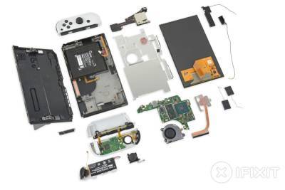 Видео дня: iFixit разобрал новую консоль Nintendo Switch OLED и сравнил ее внутренности со стандартной версией - itc.ua - Украина - Япония