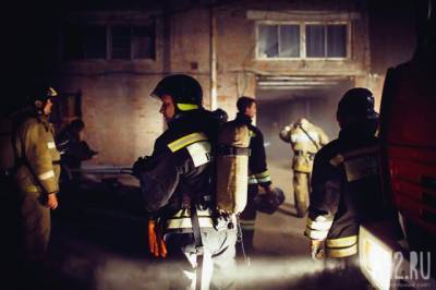В Кузбассе на трассе Р-255 загорелось здание - gazeta.a42.ru - округ Кемеровский